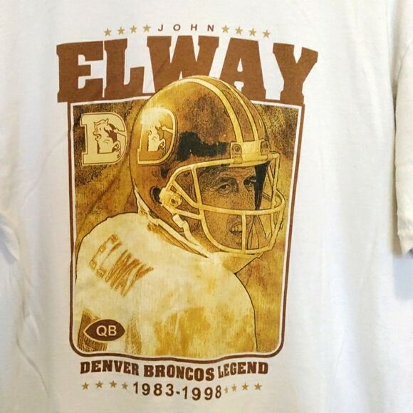 Vintage John Elway T-Shirt - Picture 2 of 4